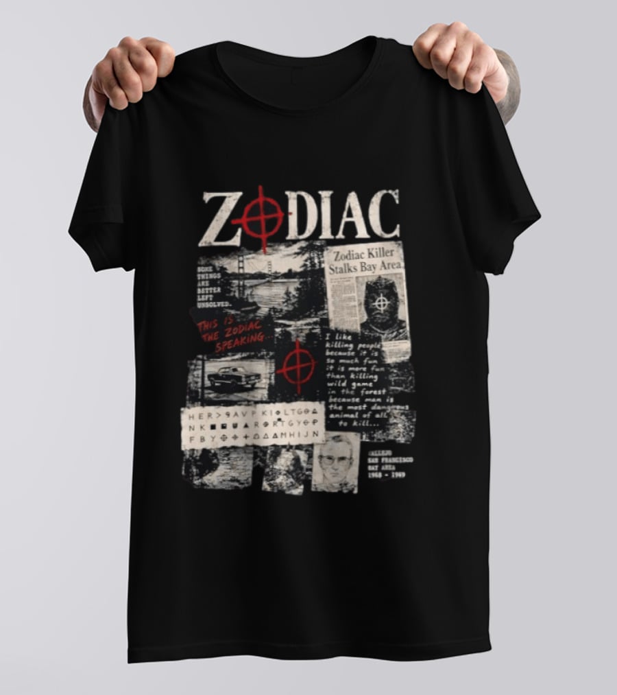 Zodiac Killer This Is The Zodiac Speaking Cipher San Francisco Bay Area T-Shirt