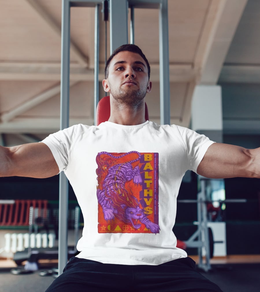 Original Balthvs San Diego Oct 2026 Featuring Richard Houghten Vibrant Lion T-Shirt