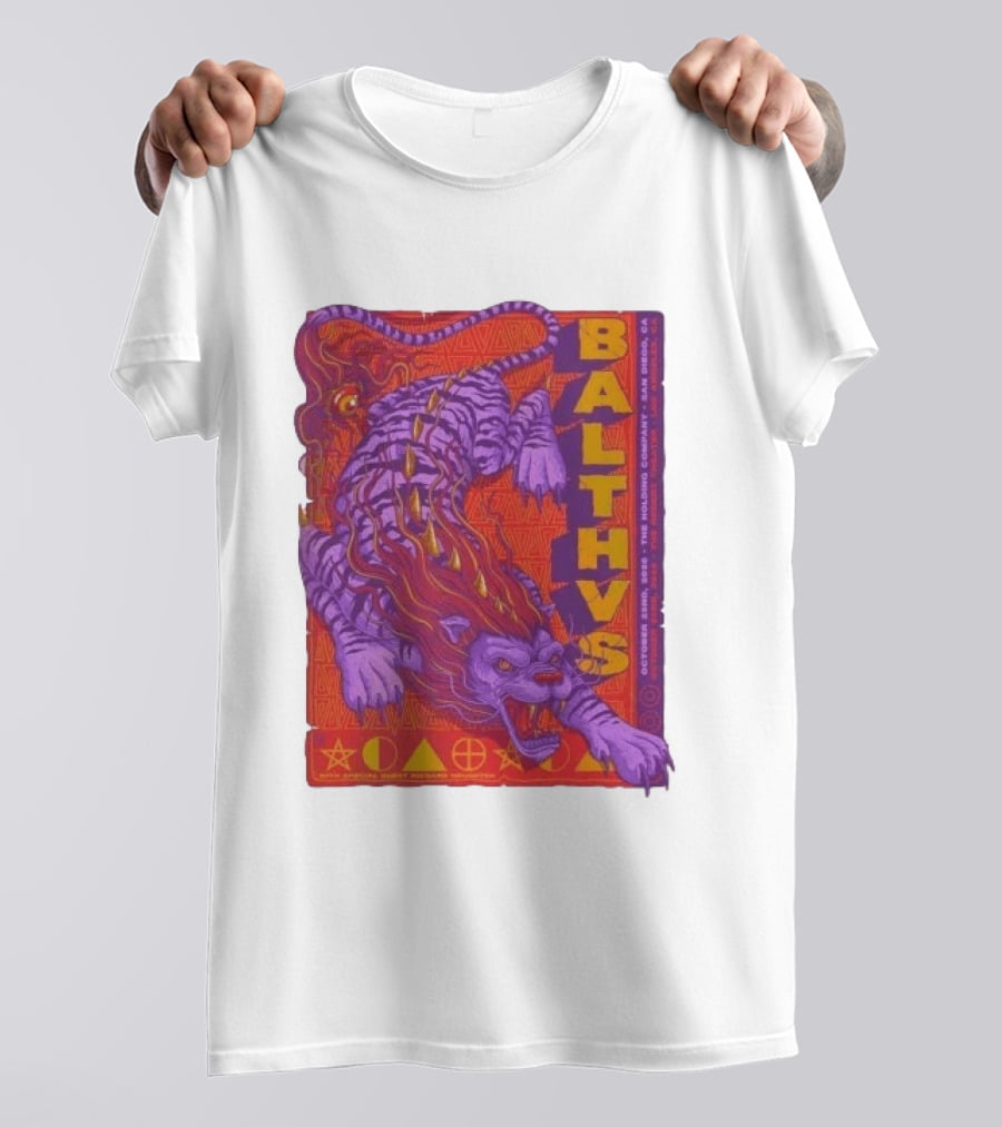 Original Balthvs San Diego Oct 2026 Featuring Richard Houghten Vibrant Lion T-Shirt