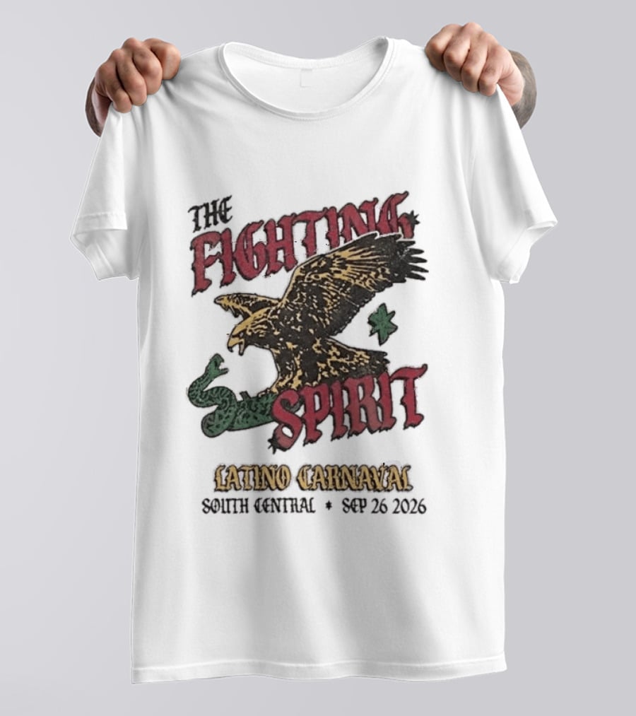 The Fighting Spirit Latino Carnaval Soiree Central Sep 26 2026 T-Shirt