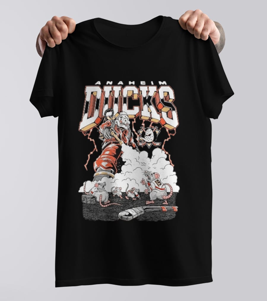 Anaheim Ducks Erase The Rat Florida Panthers Hockey Battle T-Shirt