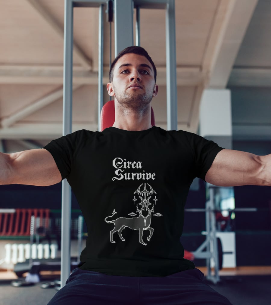 Circa Survive Pixel Creature Mystic Dog T-Shirt