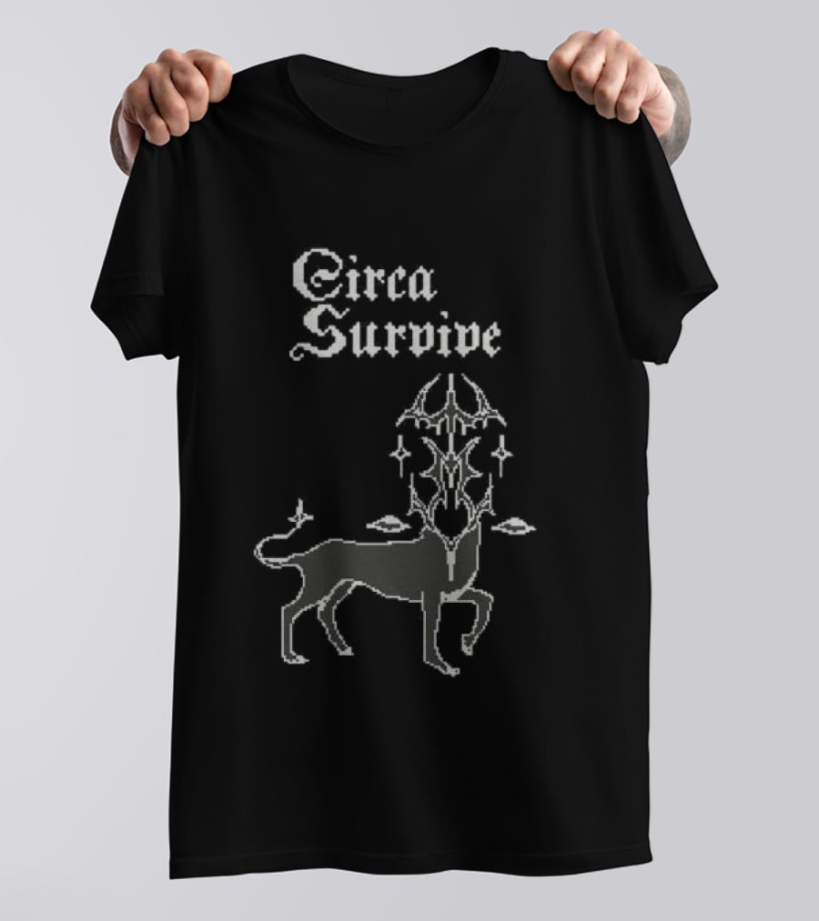 Circa Survive Pixel Creature Mystic Dog T-Shirt