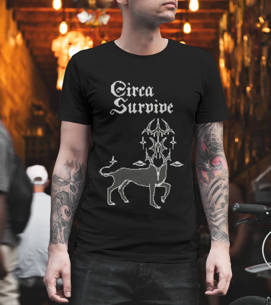 Circa Survive Pixel Creature Mystic Dog T-Shirt
