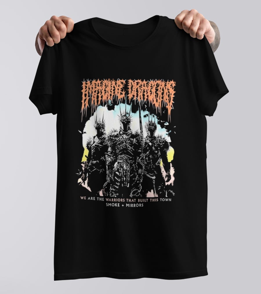 Imagine Dragons Smoke + Mirrors We Are The Warriors That Built This Town T-Shirt