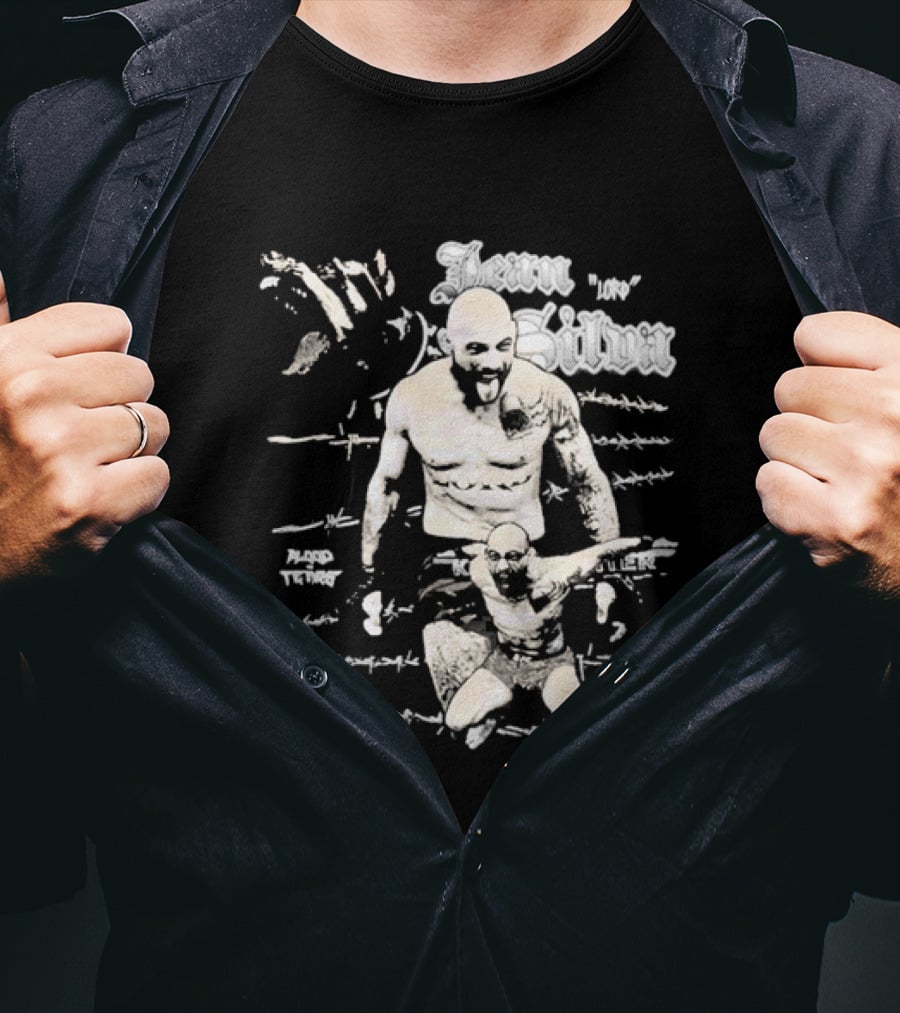 Jean Silva MMA Fighter Action Pose Featuring Dynamic Combat T-Shirt