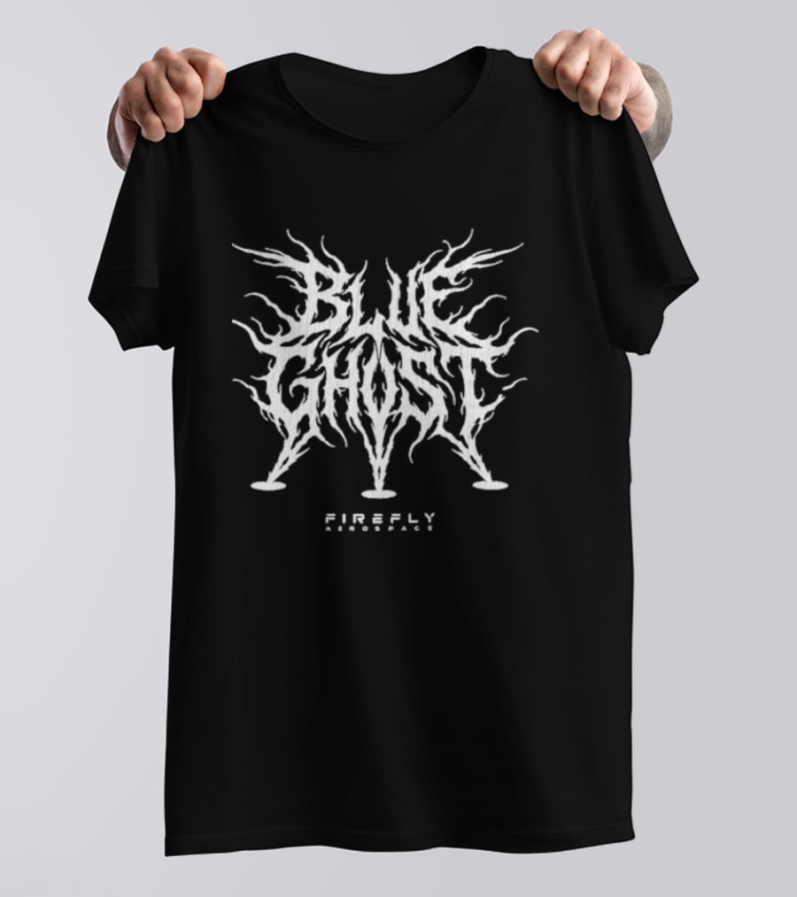 Firefly Blue Ghost Heavyweight Metal T-Shirt