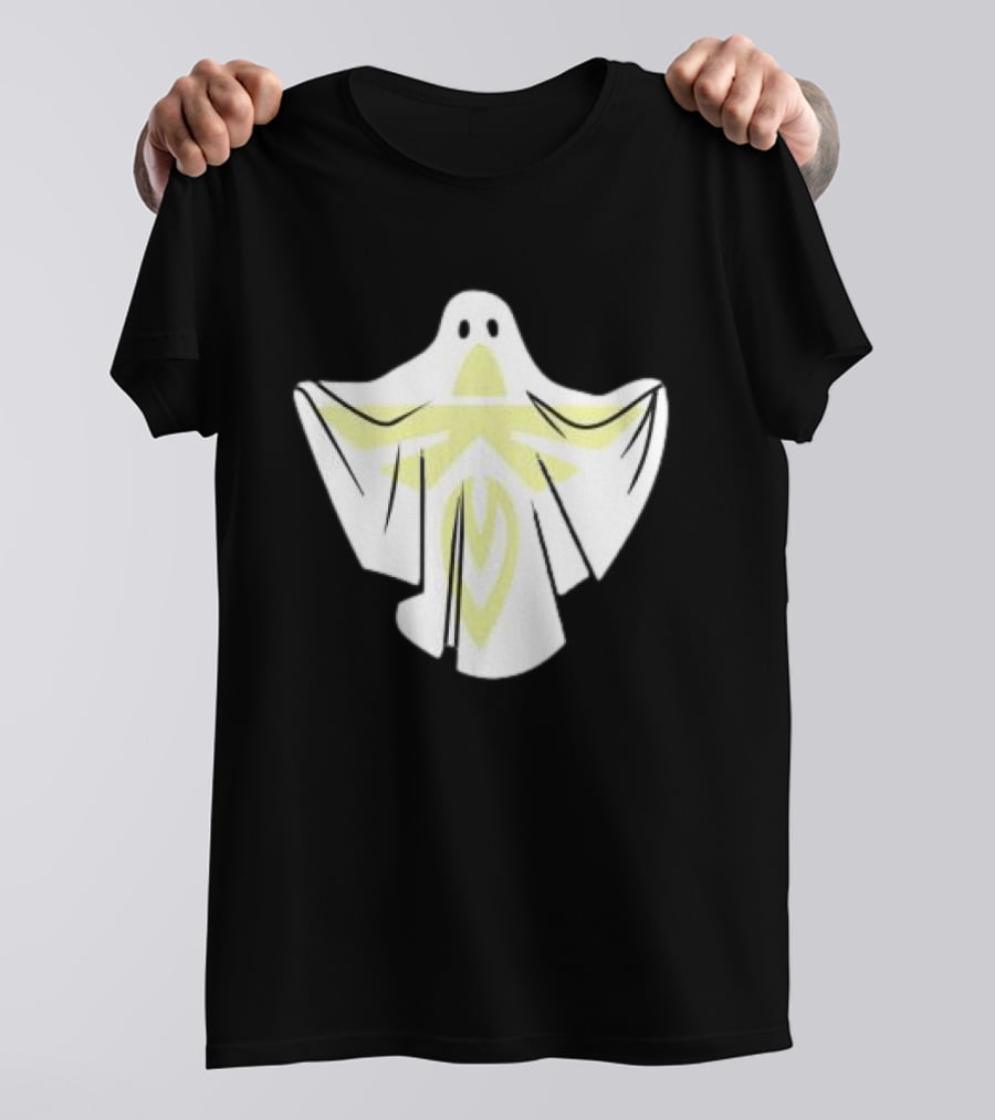 Firefly Store White Blue Ghost Halloween Space T-Shirt