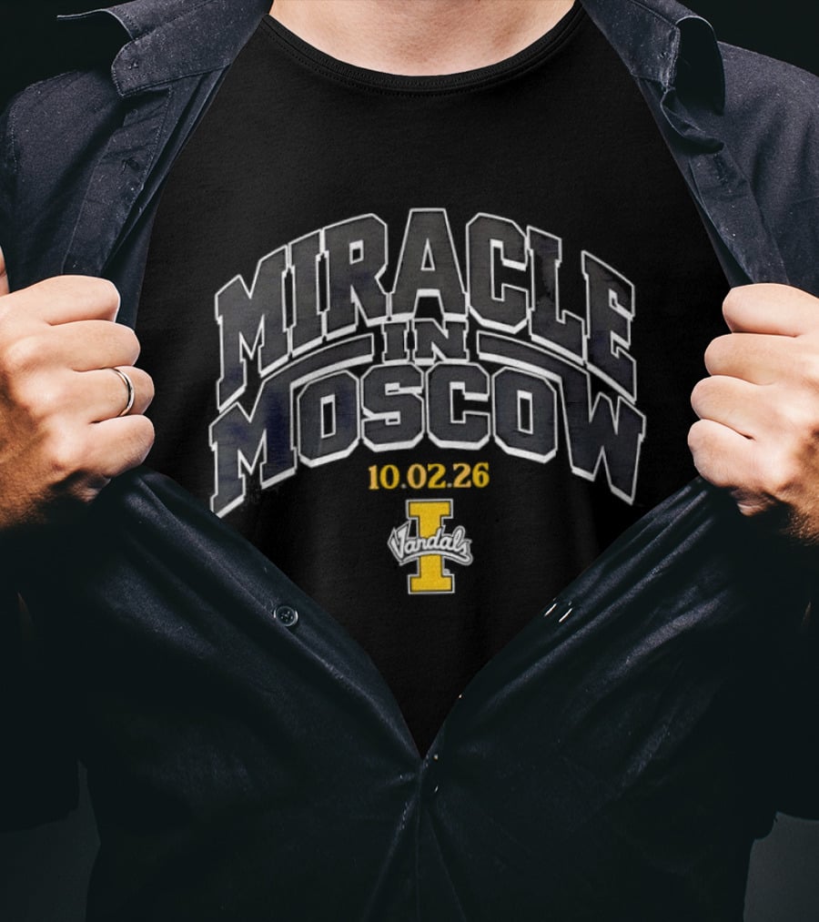 Miracle In Moscow 10.02.26 Idaho Vandals Football T-Shirt