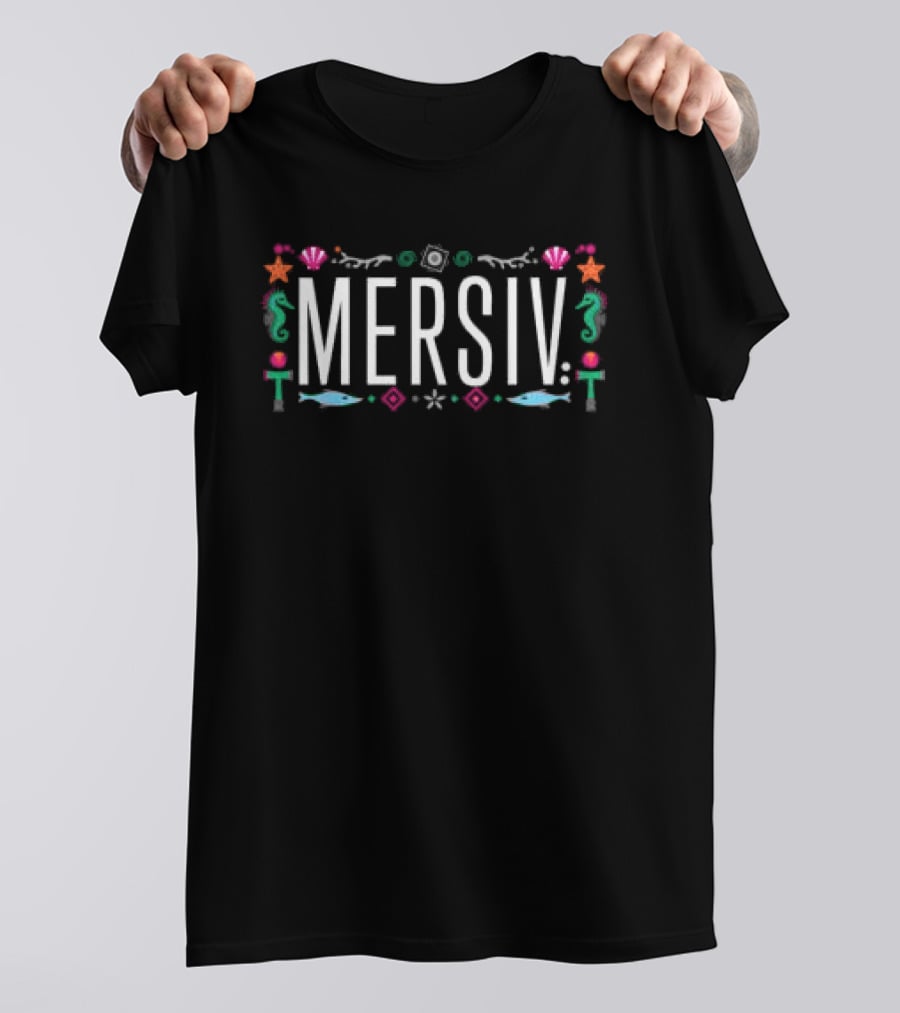 Mersiv Store Mersiv Morflow Ocean Inspired Flora And Fauna T-Shirt
