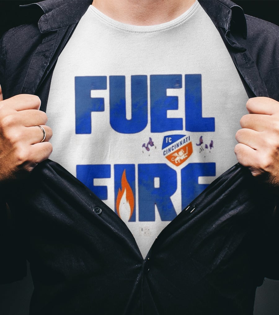 FC Cincinnati Fuel The Fire Hell Is Real T-Shirt