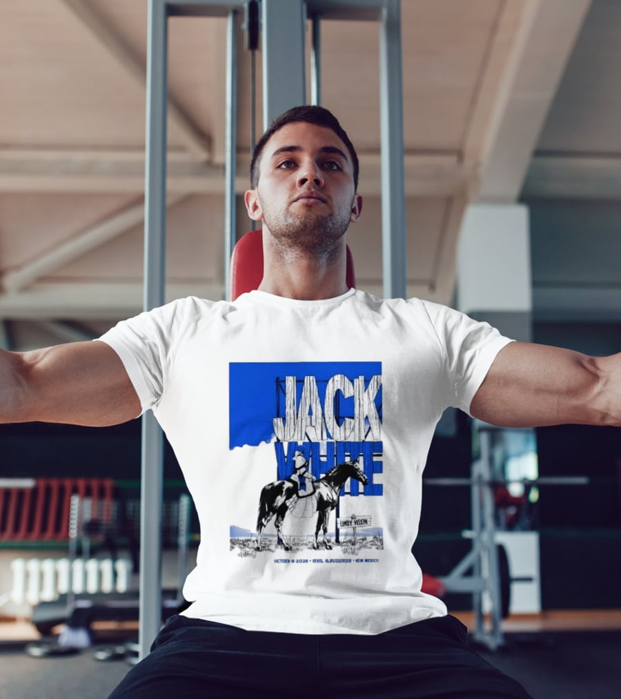 Jack White Live At Revel Entertainment Center Albuquerque October 4 2026 Lindy Vision T-Shirt