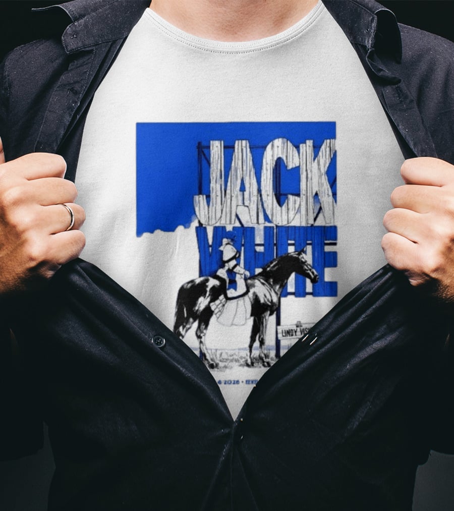 Jack White Live At Revel Entertainment Center Albuquerque October 4 2026 Lindy Vision T-Shirt