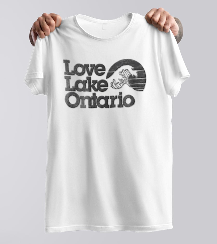 Love Lake Ontario Wave Sunset T-Shirt