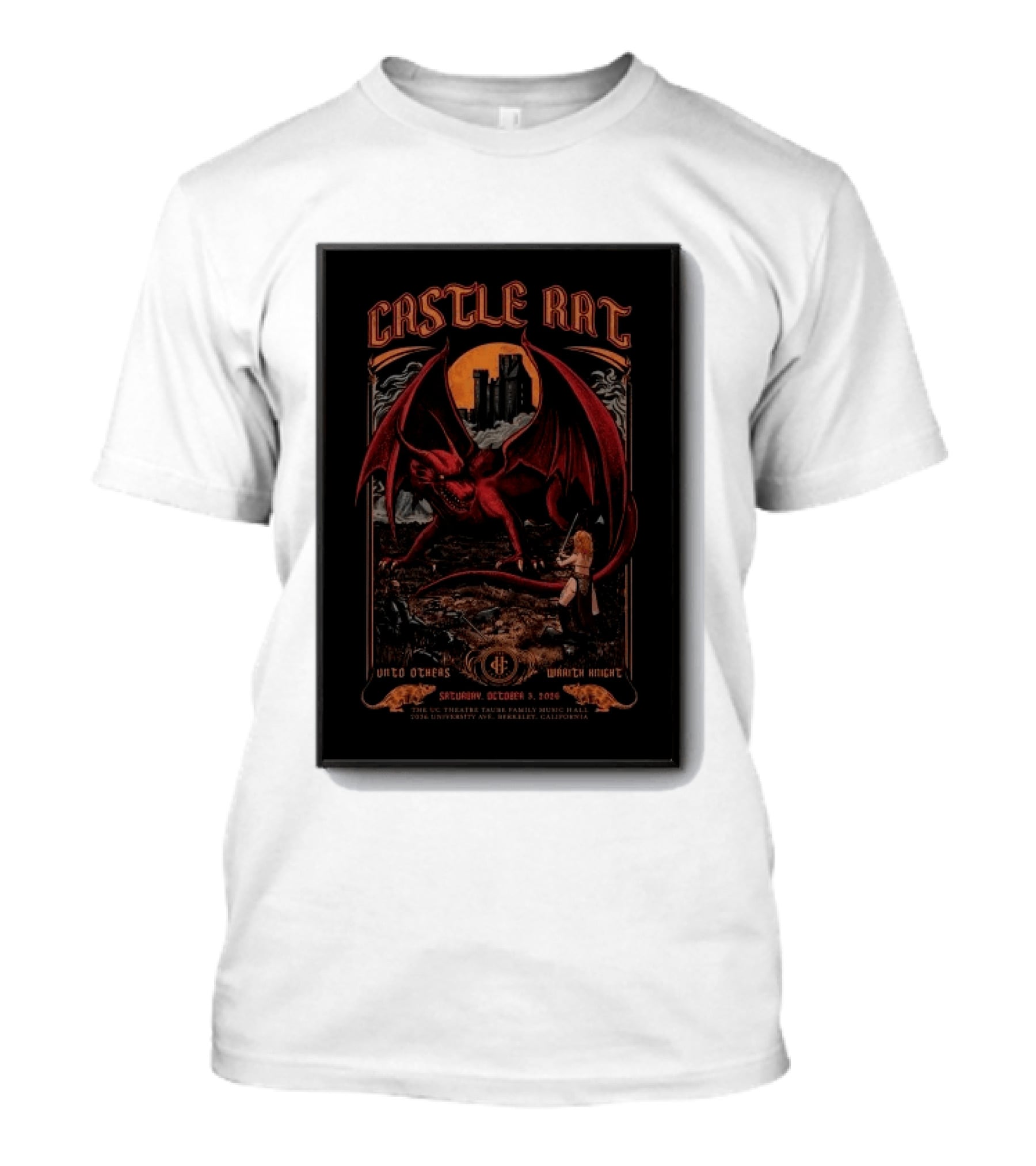 Castle Rat Unto Others Warth Knight Berkeley October 3 2026 T-Shirt