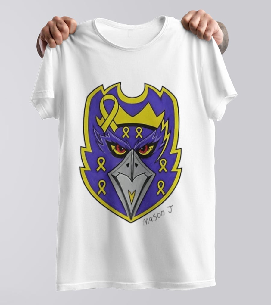 Revans Royale Pride Ribbon Emblem Mason J T-Shirt