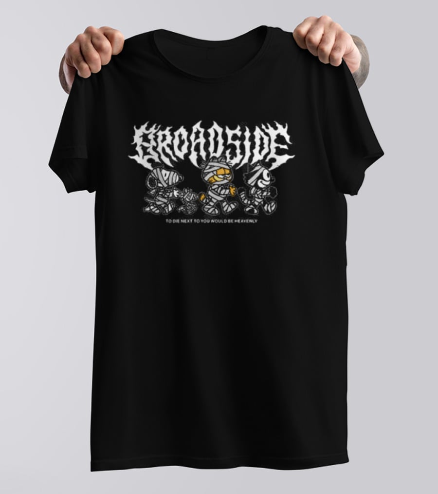 Broadside Store Undead Friends Halloween Pumpkin Flame Aesthetic T-Shirt