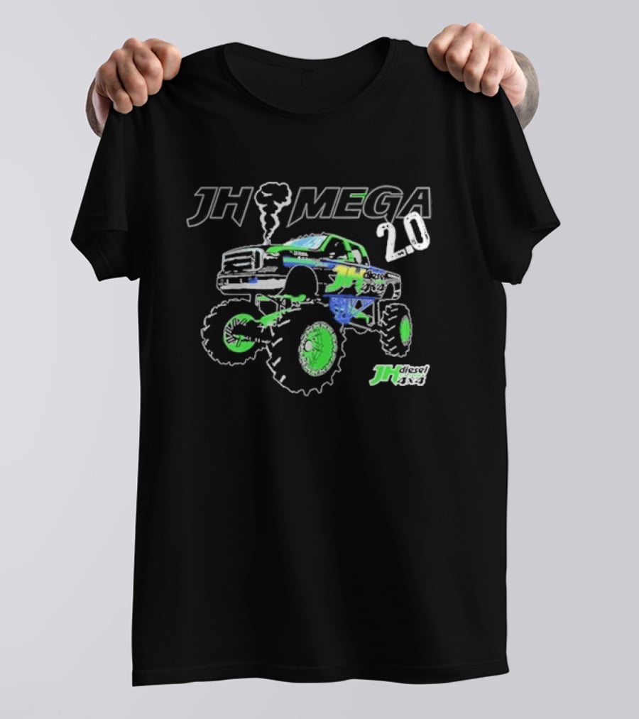 Cleetus Mcfarland JH Mega 2.0 Mud Truck Monster Rally T-Shirt