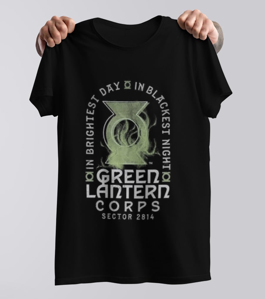 Heroes Villains Store Green Lantern Corps Sector 2814 Classic Comfort Brightest Day Blackest Night T-Shirt