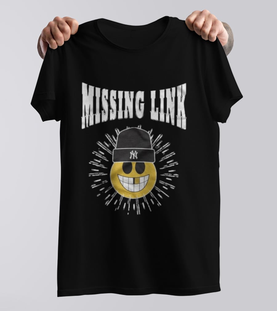 Closed Casket Activities Missing Link Smiley NY Cap T-Shirt