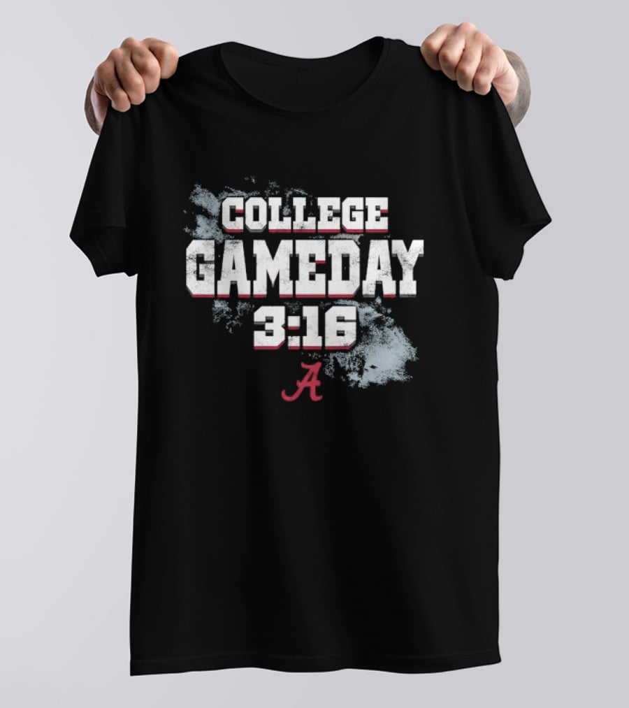 College GameDay Alabama Crimson Tide 3 16 T-Shirt