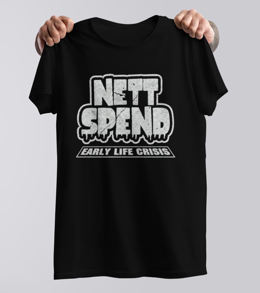 Nettspend Early Life Crisis ELC Glitter T-Shirt