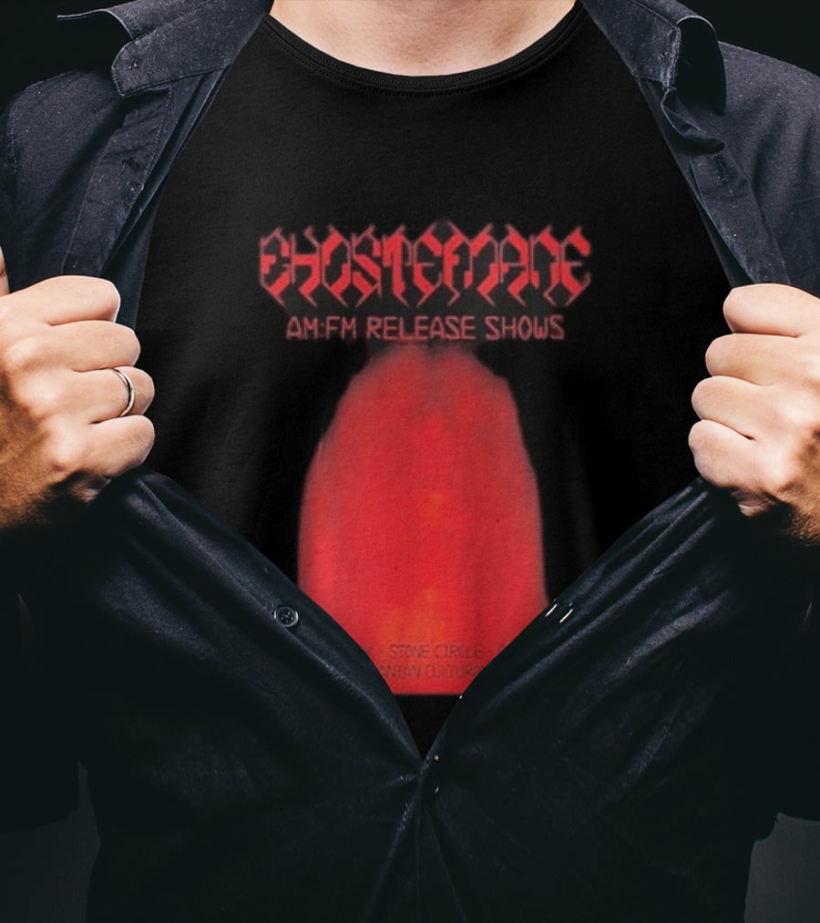 Ghostemane AM:FM Release Shows New York Stone Circle Oct 22 Los Angeles Ukrainian Cultural Center Oct 25 T-Shirt