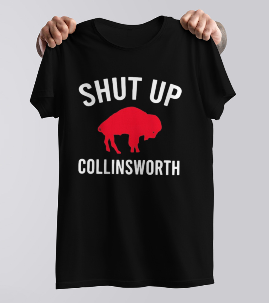 Shut Up Collinsworth Red Buffalo T-Shirt