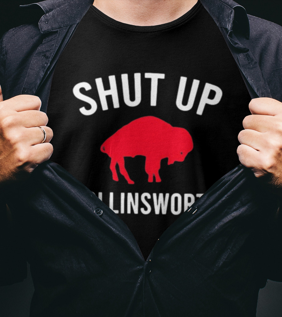 Shut Up Collinsworth Red Buffalo T-Shirt