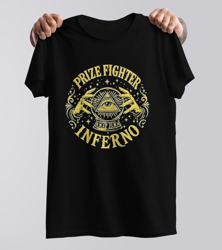 Prize Fighter Inferno All Seeing Eye Crystal Ball T-Shirt