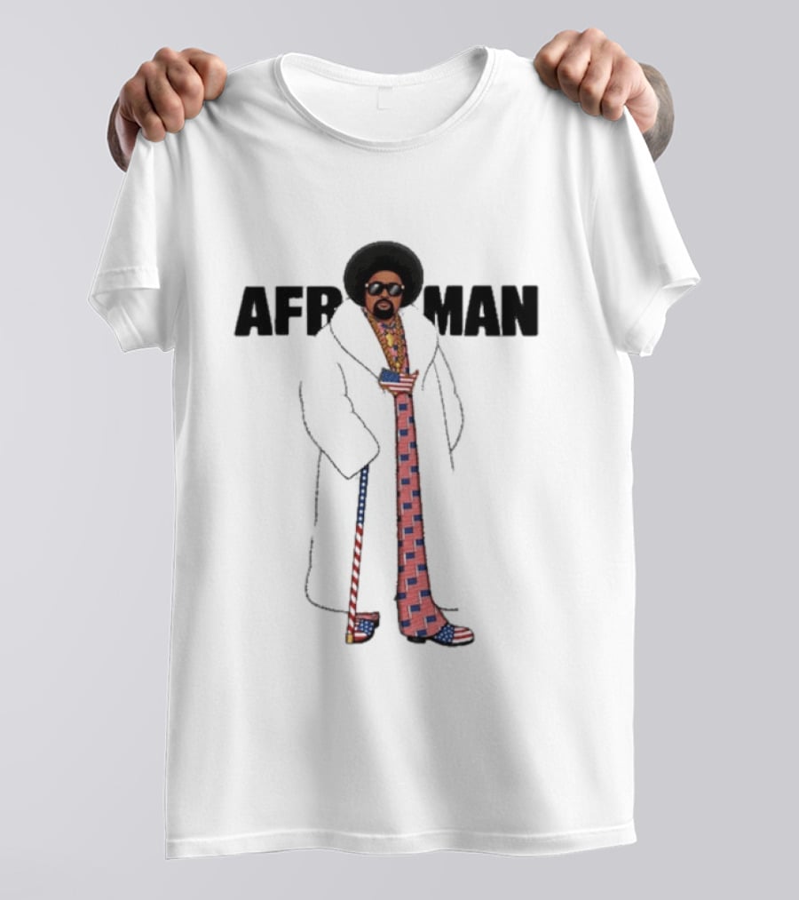 Afroman Freedom Of Speech Wine & Big Coat Tour 2026 Stars And Stripes Suit And Cane Outfit T-Shirt