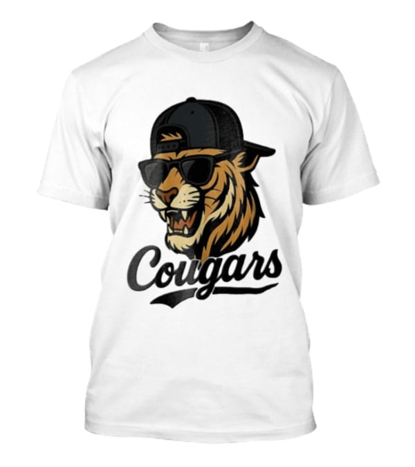 Cougars Tiger Sunglasses Baseball Cap Swagger T-Shirt