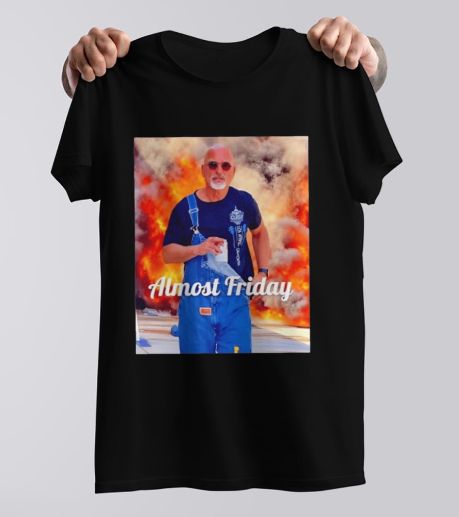 Almost Friday Clash Los Angeles California Explosive T-Shirt