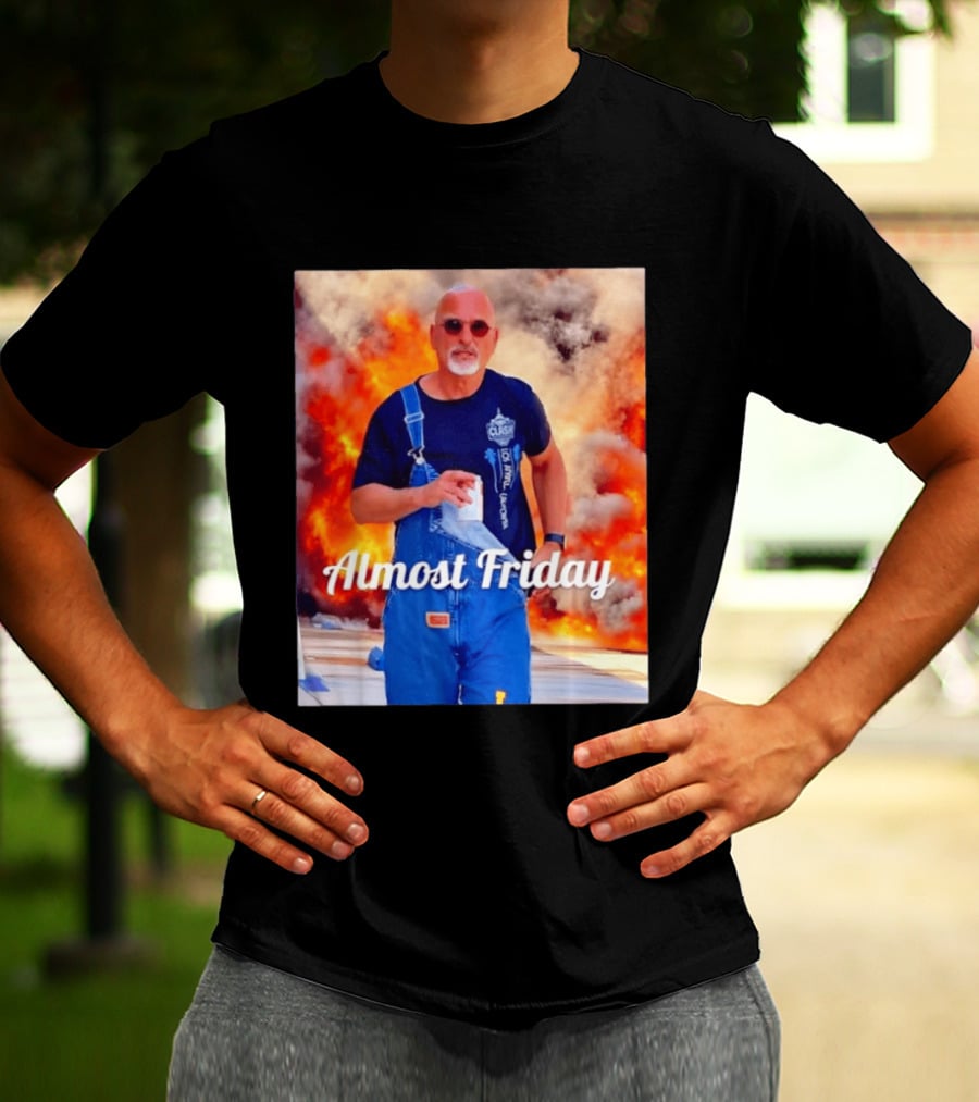 Almost Friday Clash Los Angeles California Explosive T-Shirt