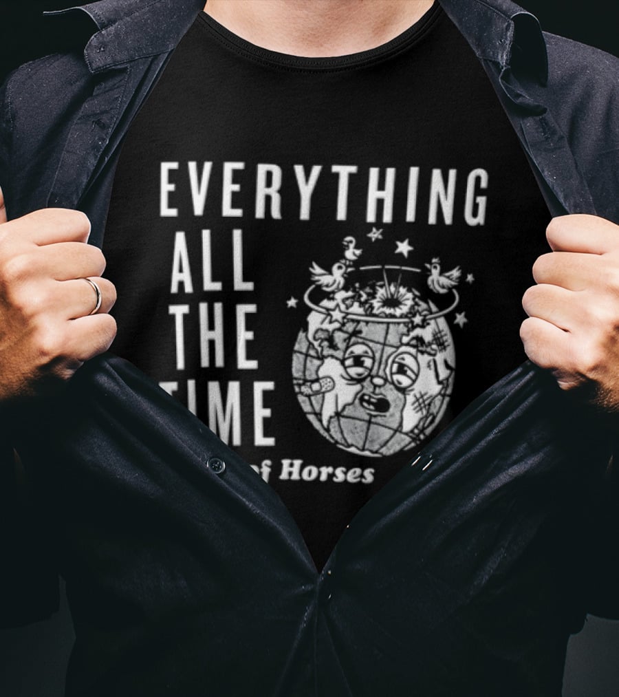 Band Of Horses Everything All The Time Album Cover T-Shirt