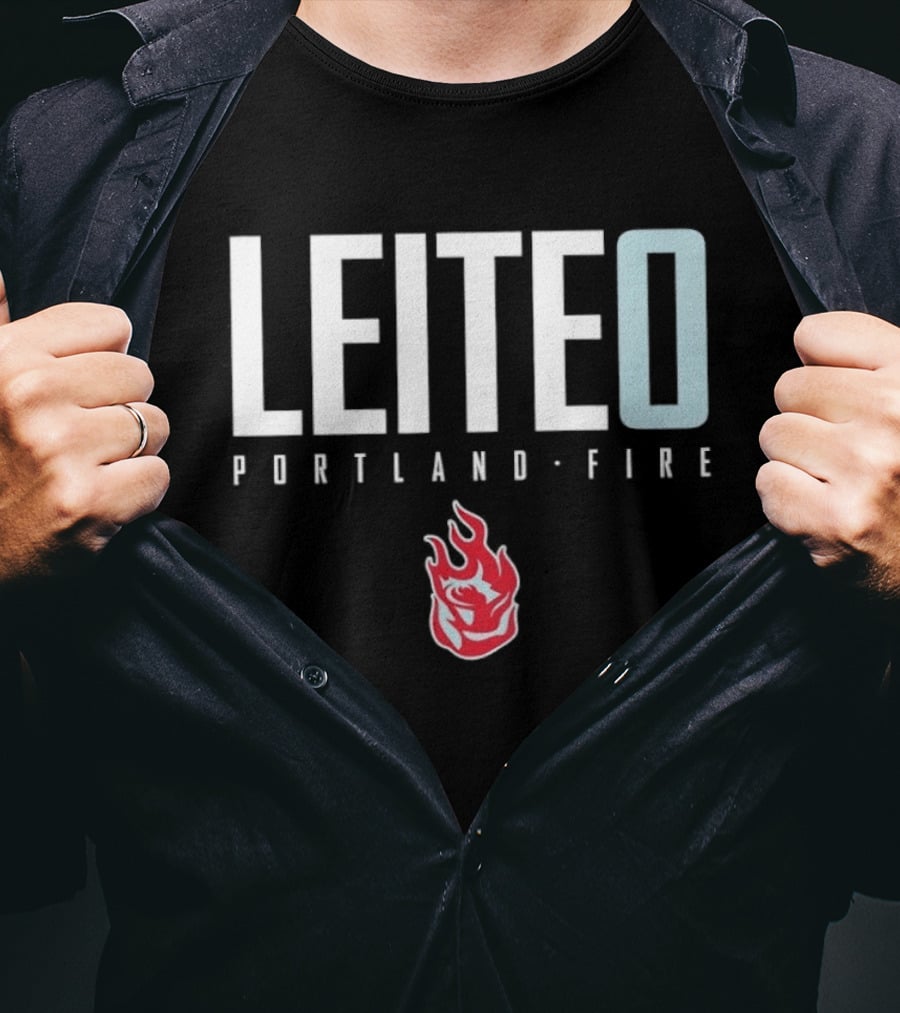 Leite 0 Portland Fire Elite Basketball Team T-Shirt
