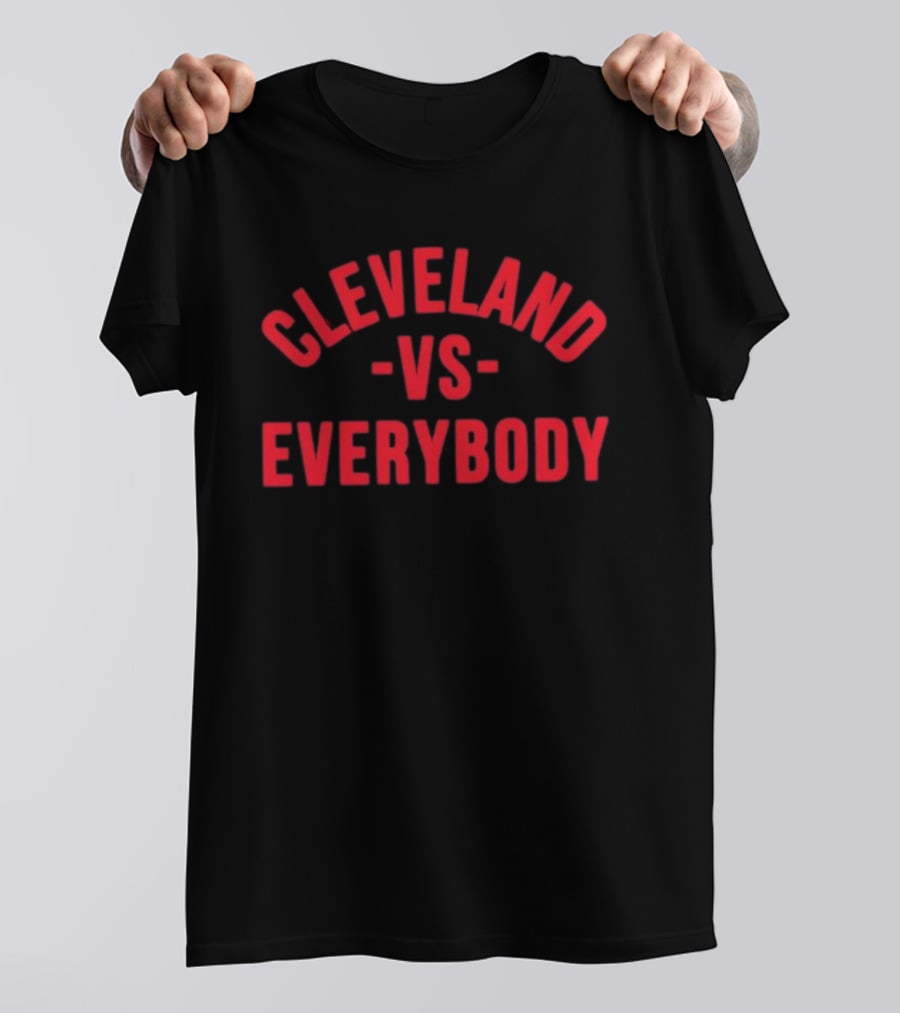 Cleveland Guardians Vs Everybody Baseball Fan T-Shirt