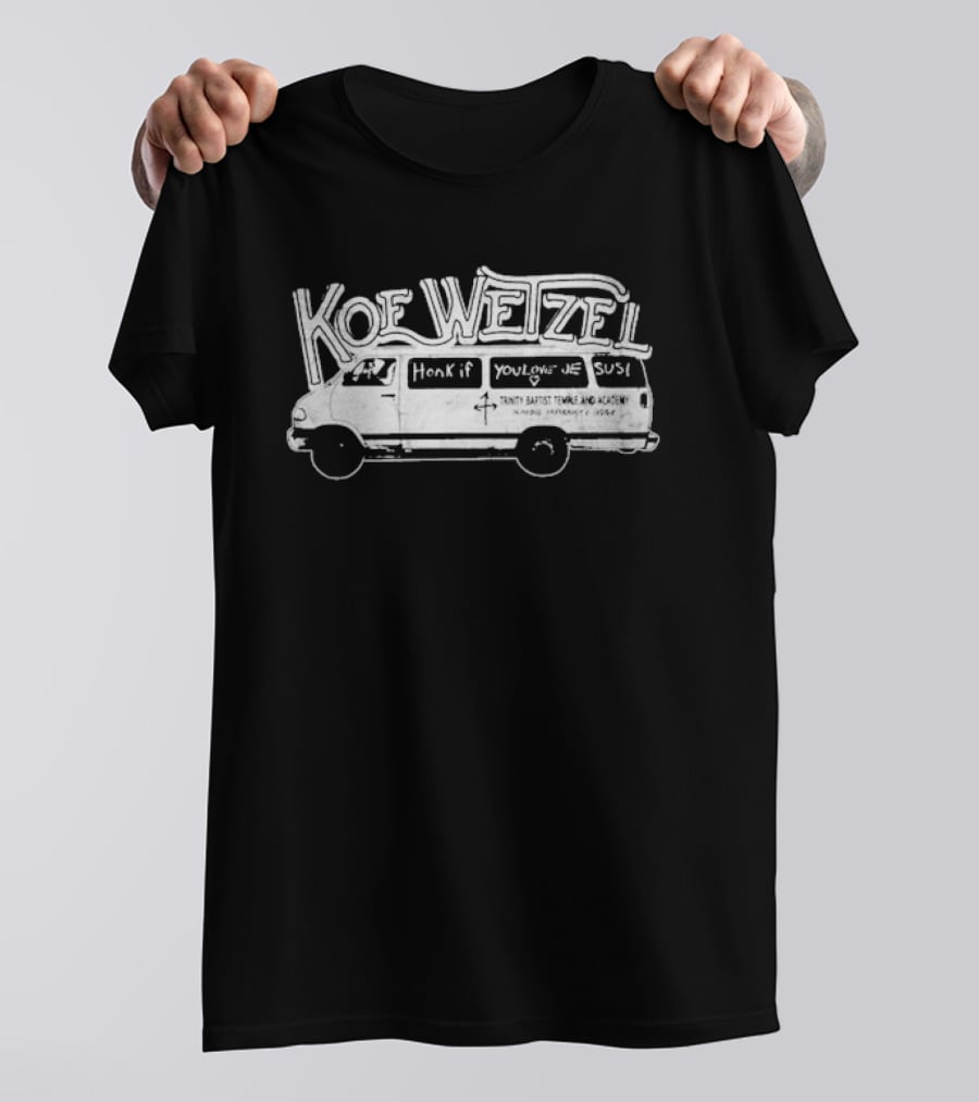 Koe Wetzel Honk If You Love Jesus Church Van T-Shirt