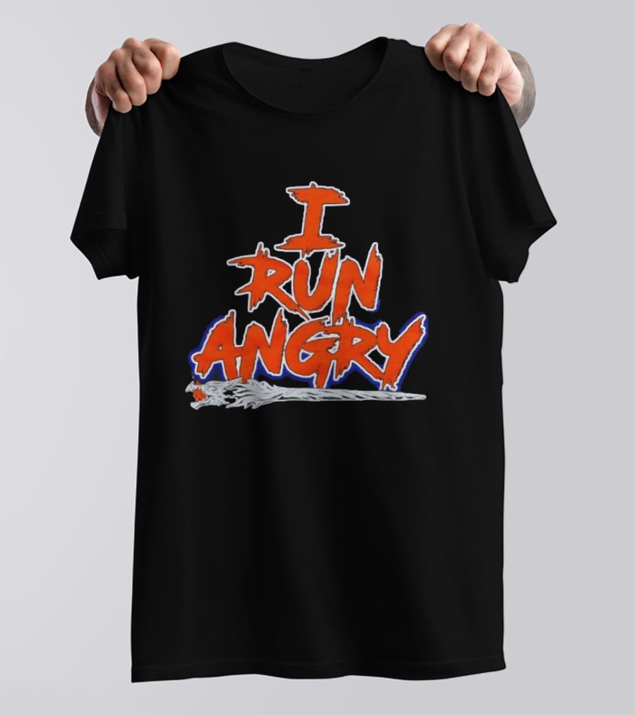 Kyle Monangai Chicago Bears I Run Angry 2026 T-Shirt