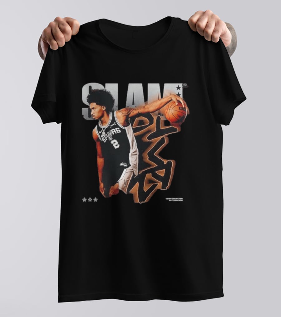 SLAM 264 Dylan Harper San Antonio Spurs Script Remix 2026 T-Shirt