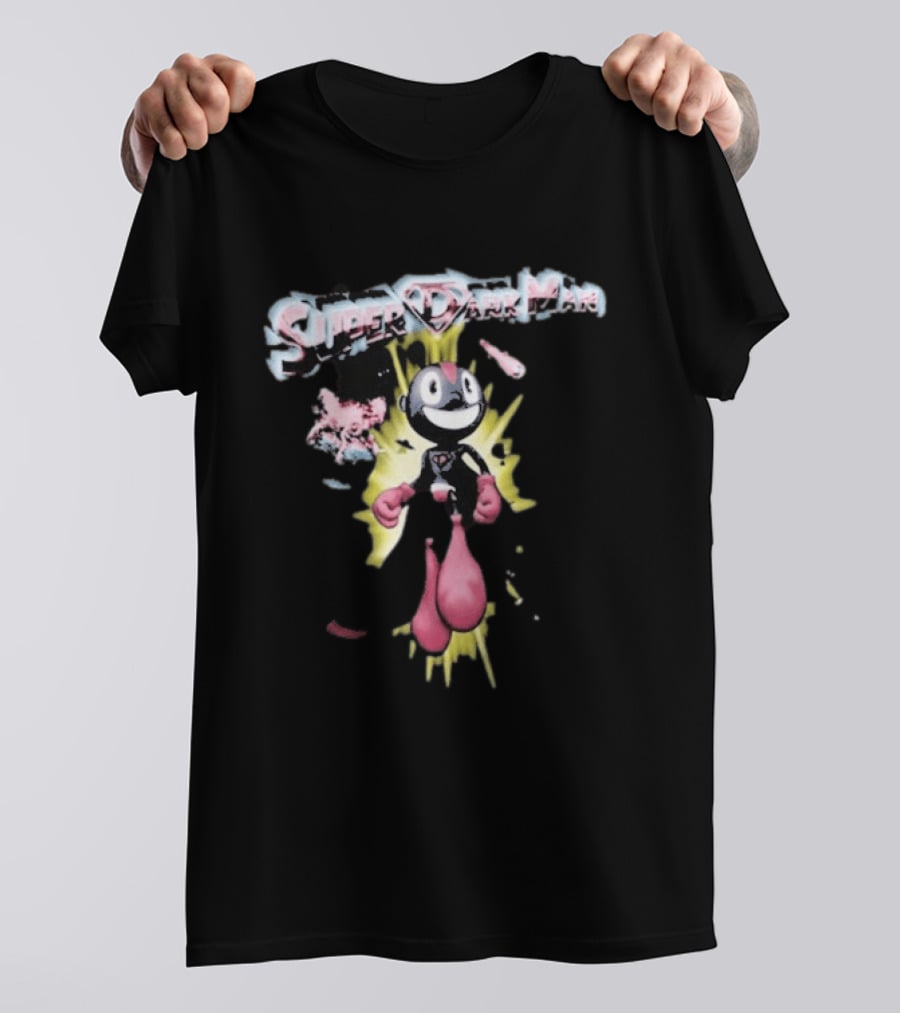 Super Dark Man Lil Darkie Character Art Explosion T-Shirt