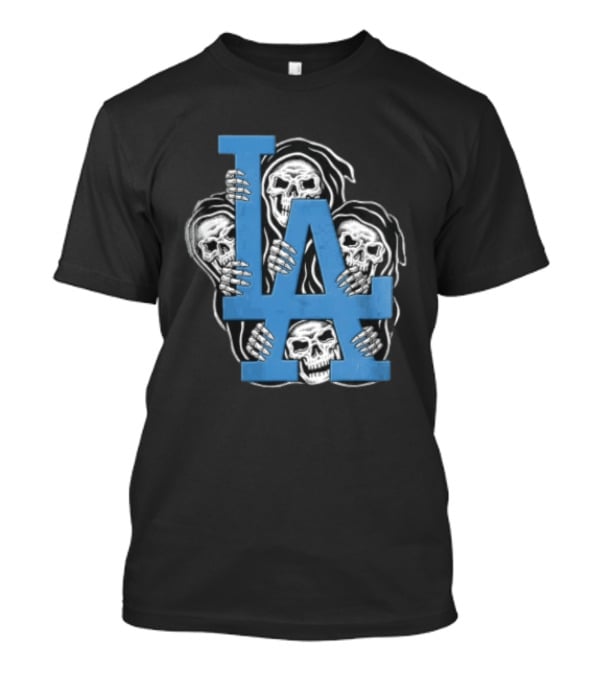 MLB Los Angeles Dodgers LA Four Grim Reapers Holding T-Shirt