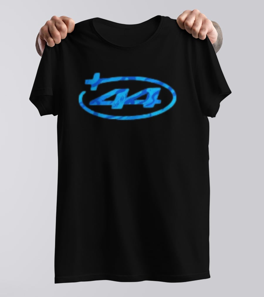 Plus44 Camo Heavyweight Blue Oval 44 T-Shirt
