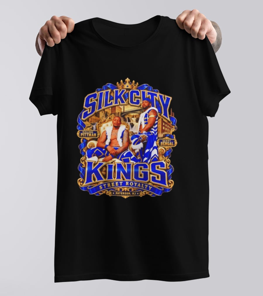 Silk City Kings Street Royalty Kenny Bengal Bulldog Pittman Paterson NJ T-Shirt