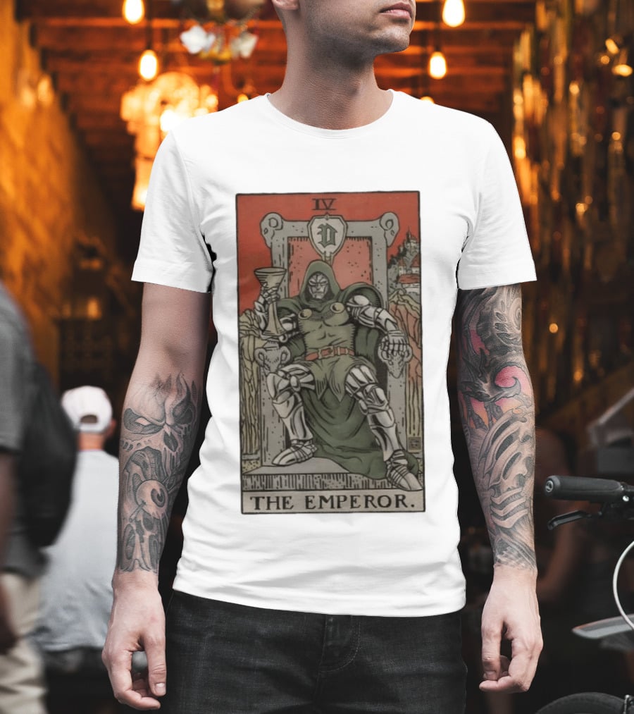 Doctor Doom IV Tarot Card The Emperor Marvel T-Shirt