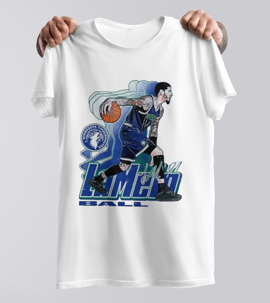 Minnesota Timberwolves LaMelo Ball 2026 Basketball T-Shirt