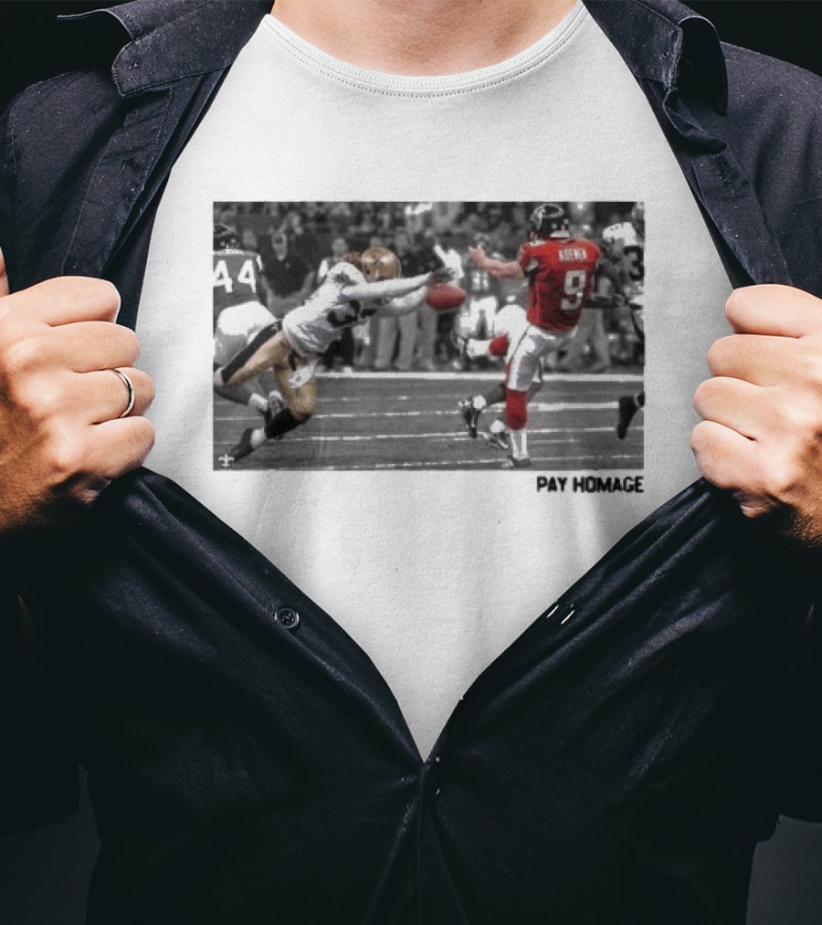 New Orleans Saints Steve Gleason Blocked Punt Pay Homage T-Shirt