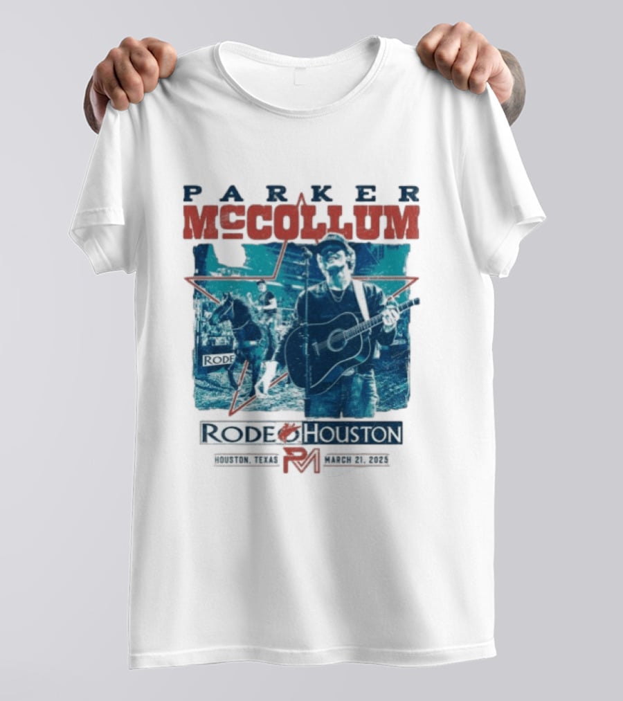 Parker McCollum Live At Rodeo Houston Texas March 21 2025 T-Shirt