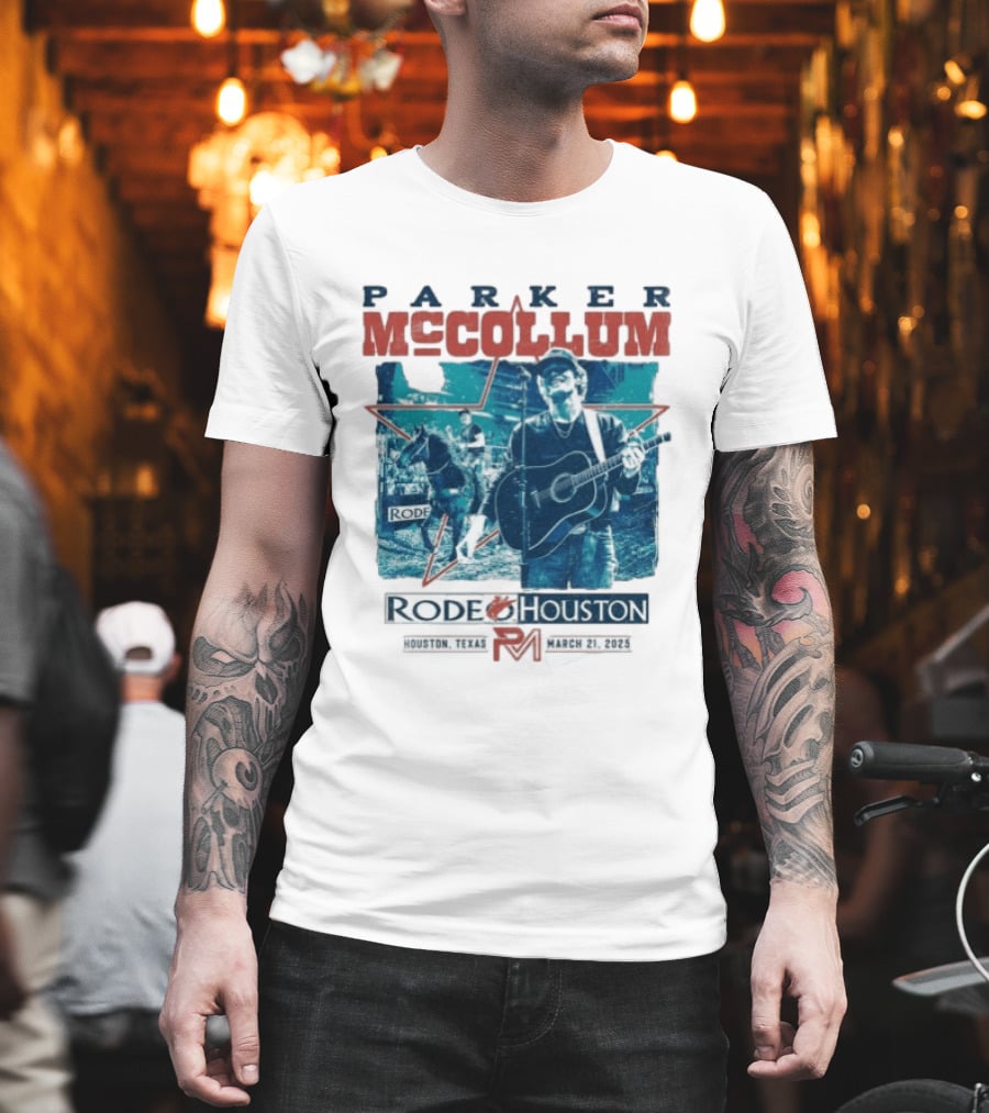 Parker McCollum Live At Rodeo Houston Texas March 21 2025 T-Shirt