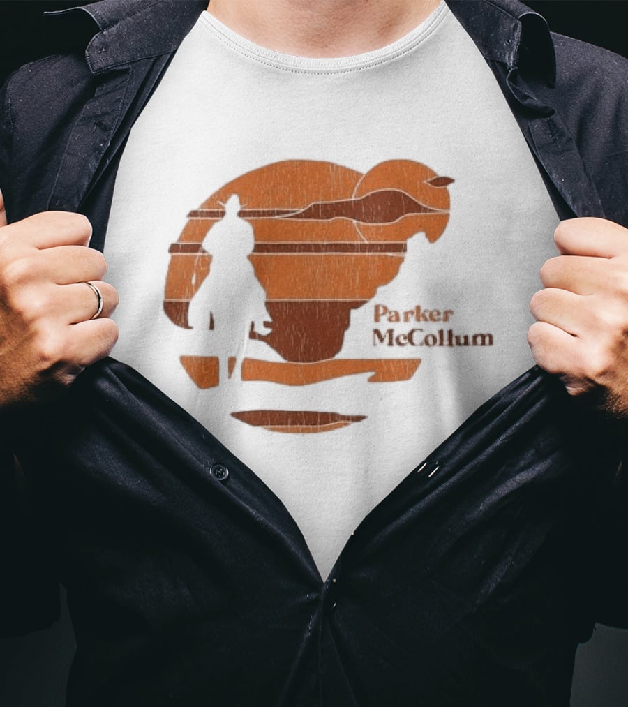 Parker Mccollum Sunset Cowboy Silhouette Rustic T-Shirt